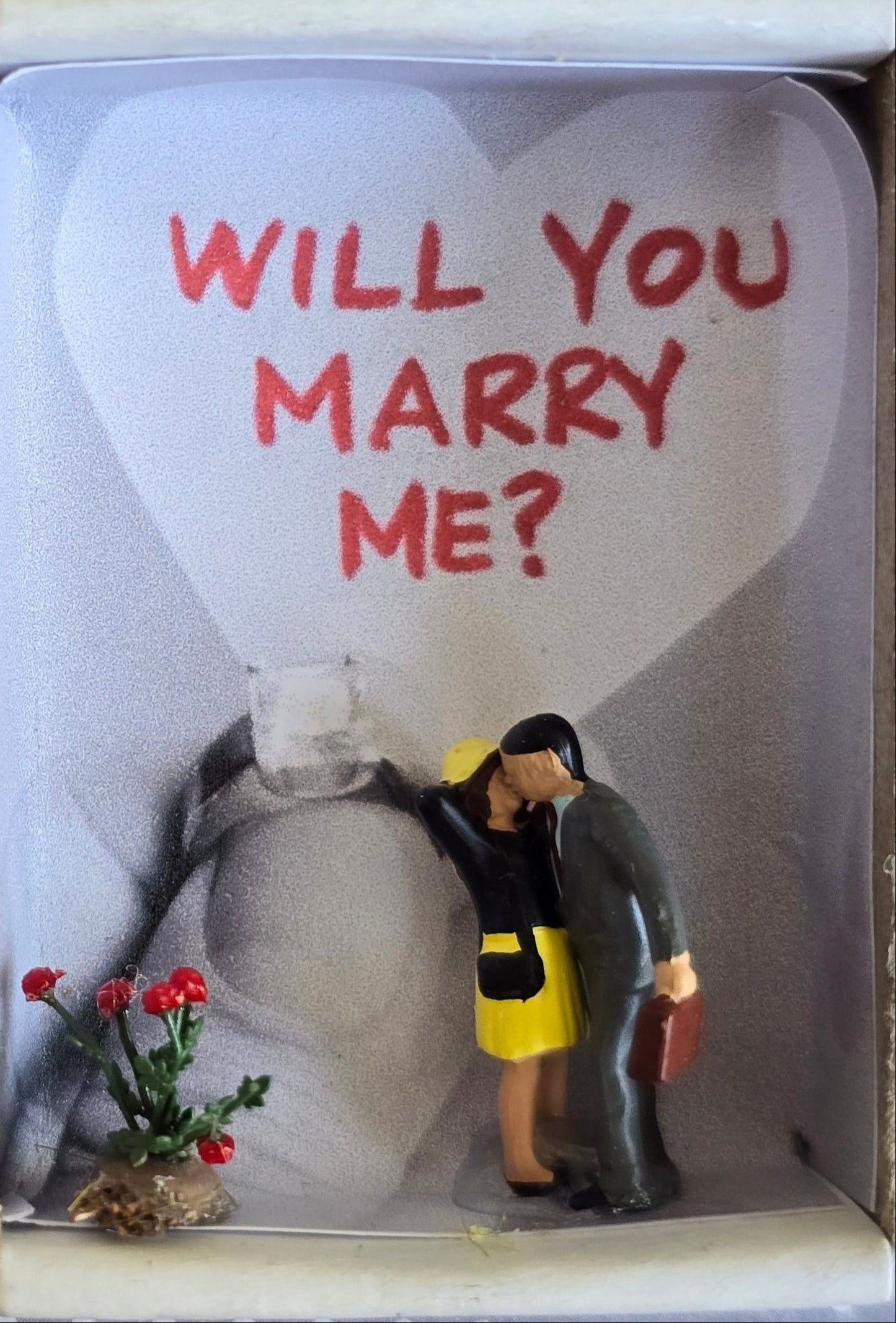"Will you marry me" - Heiratsantrag to go