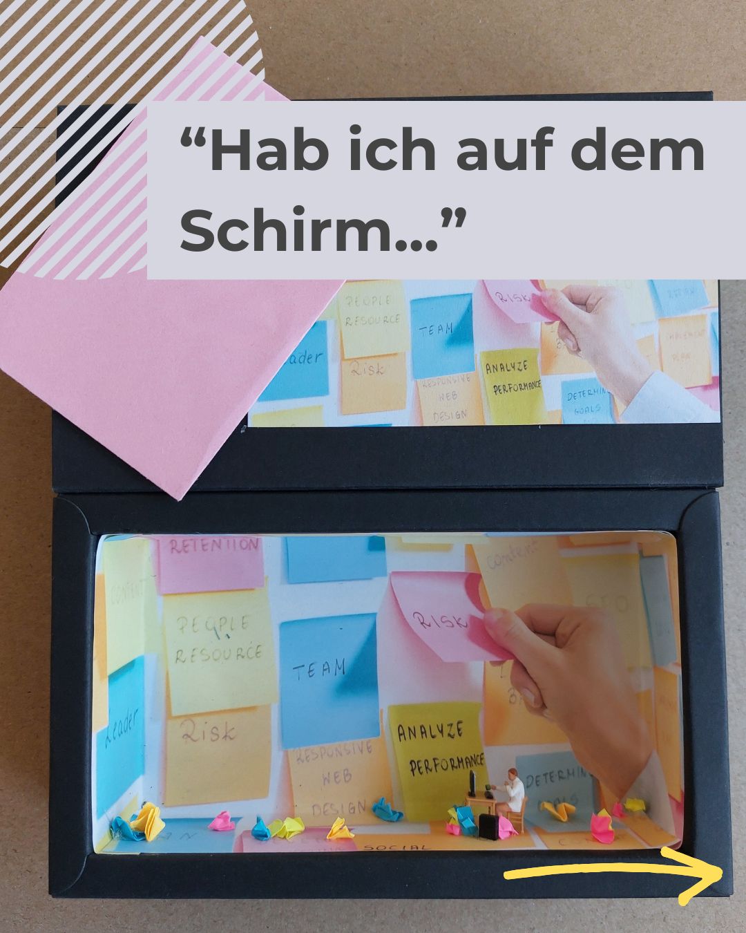 Hab ich auf dem Schirm …