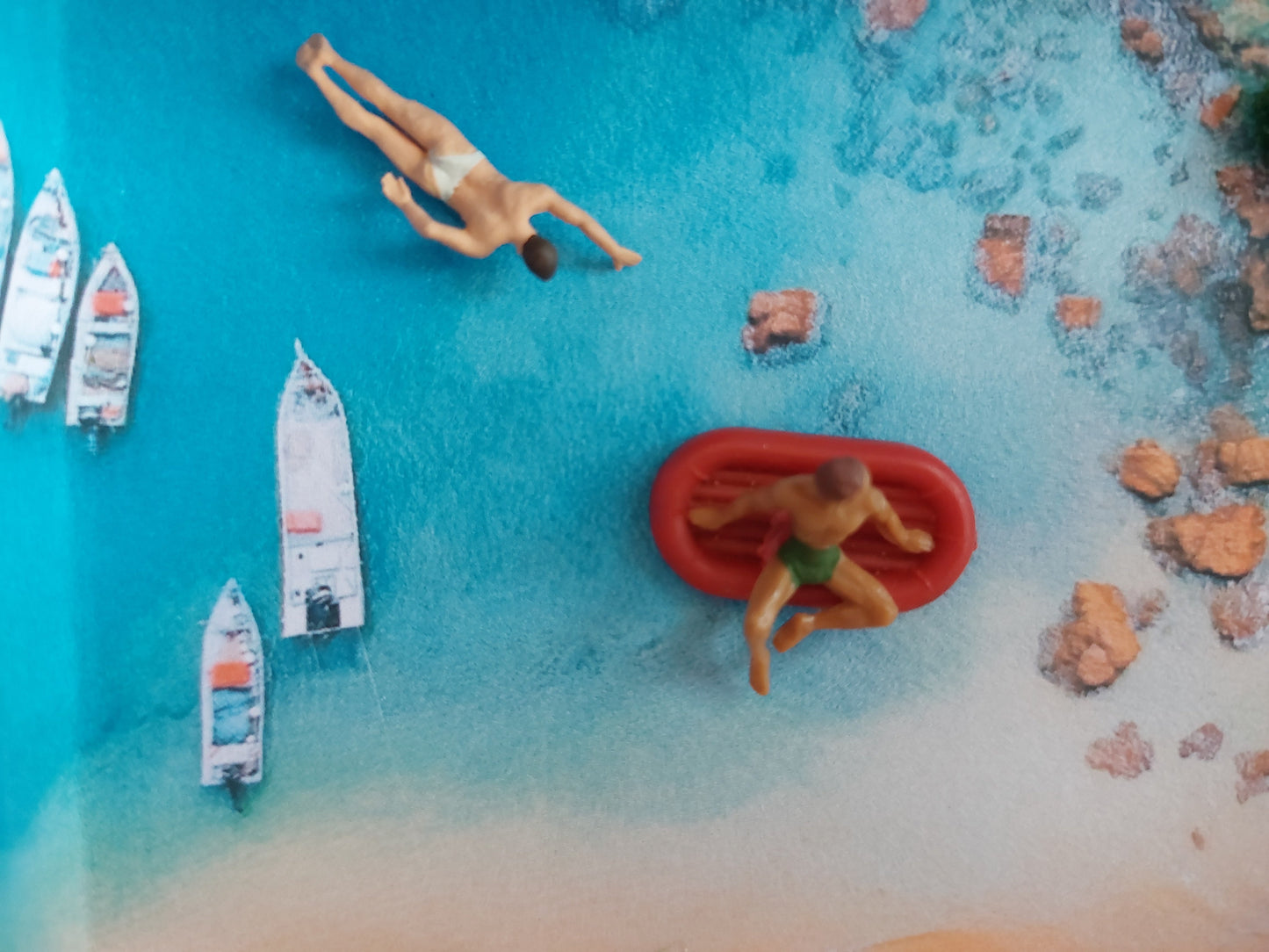 "Urlaubsträume" - Diorama aus der Vogelsperspektive