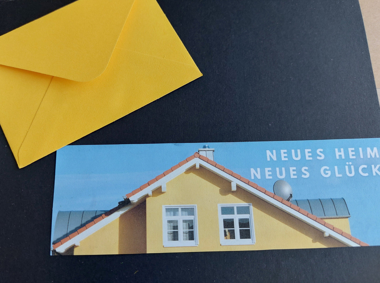 "Neues Heim" - 3D-Miniatur-Box Baustelle