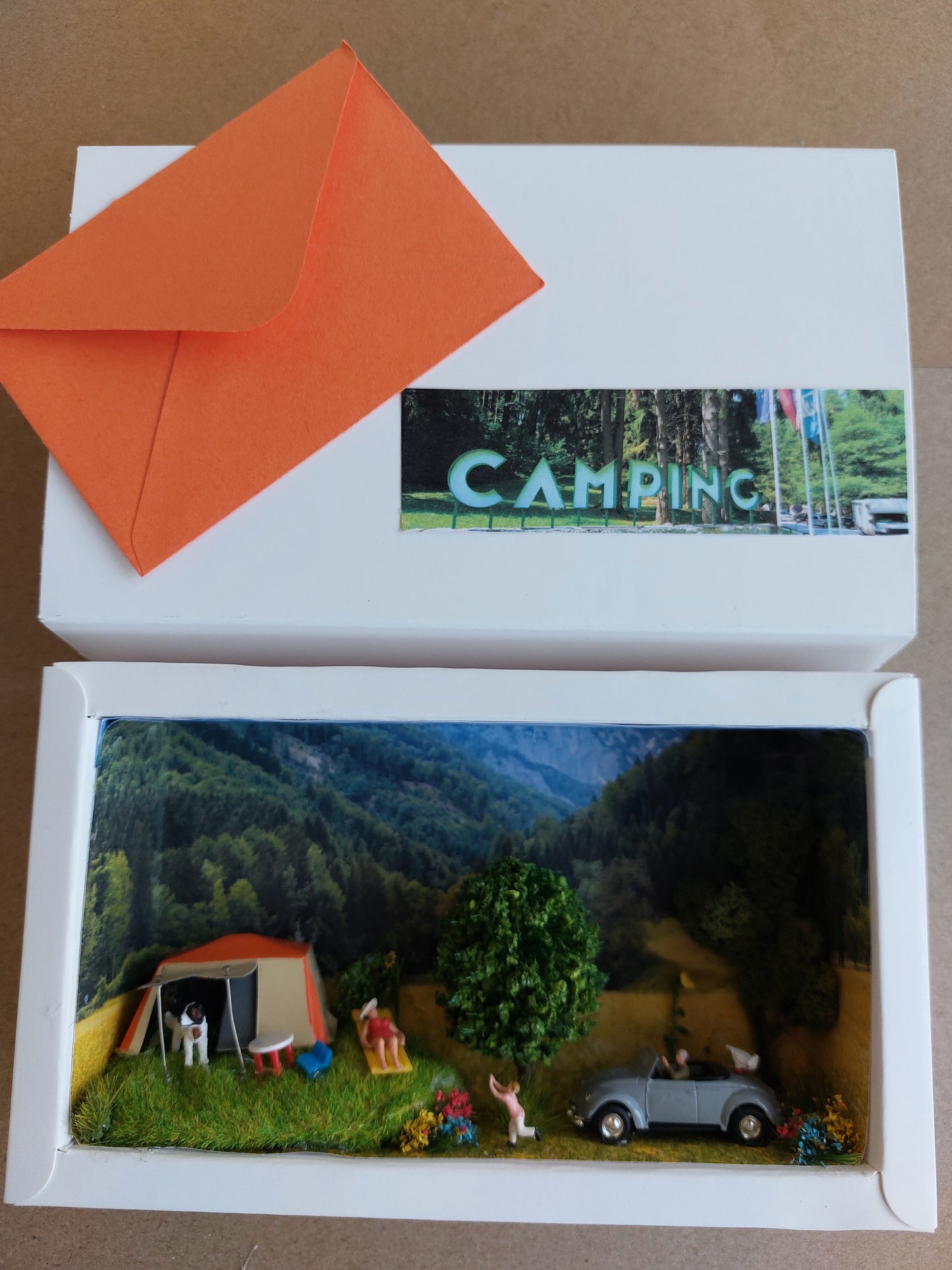 "Camping" - Diorama-Box