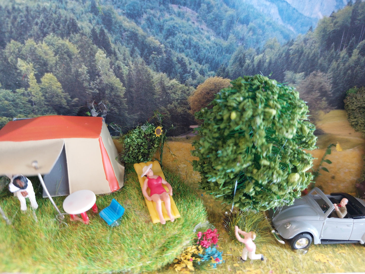 "Camping" - Diorama-Box