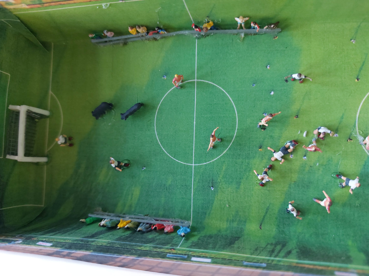 "Die Wildschweine sind los" - 3D-Diorama für Fußballfans