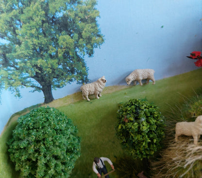 "Määääh" - Bauernhofdiorama mit Sound