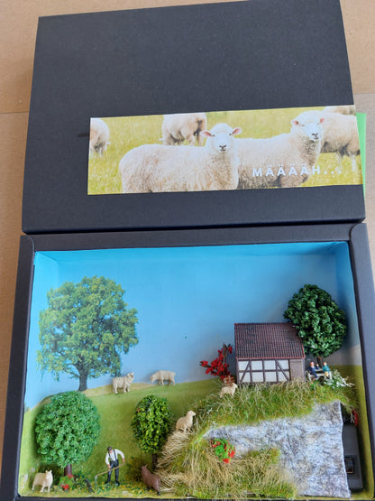 "Määääh" - Bauernhofdiorama mit Sound