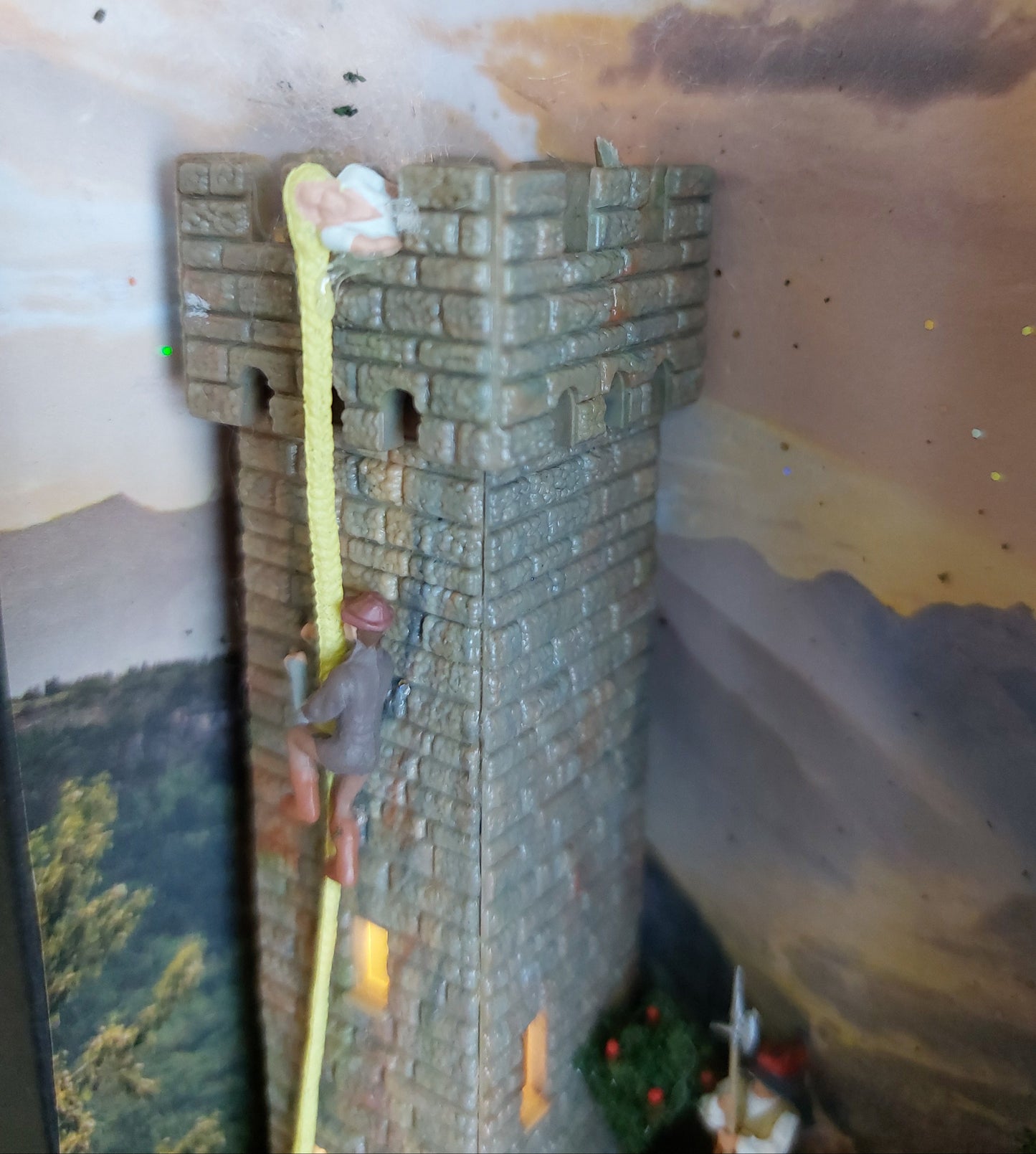 "Rapunzel" - 3D-Märchendiorama