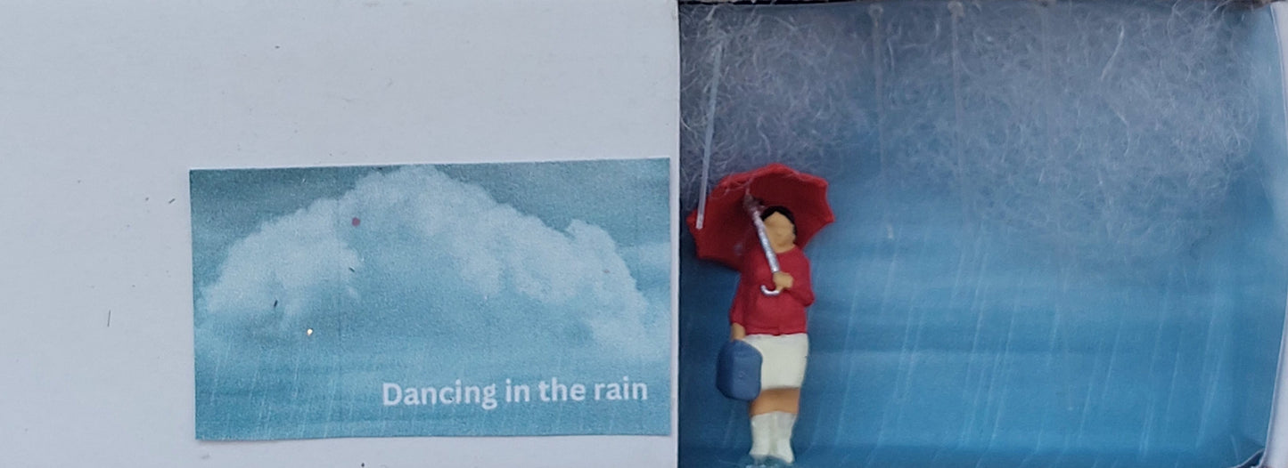 "Dancing in the rain" - Minibox