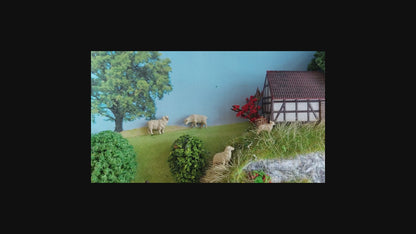 "Määääh" - Bauernhofdiorama mit Sound